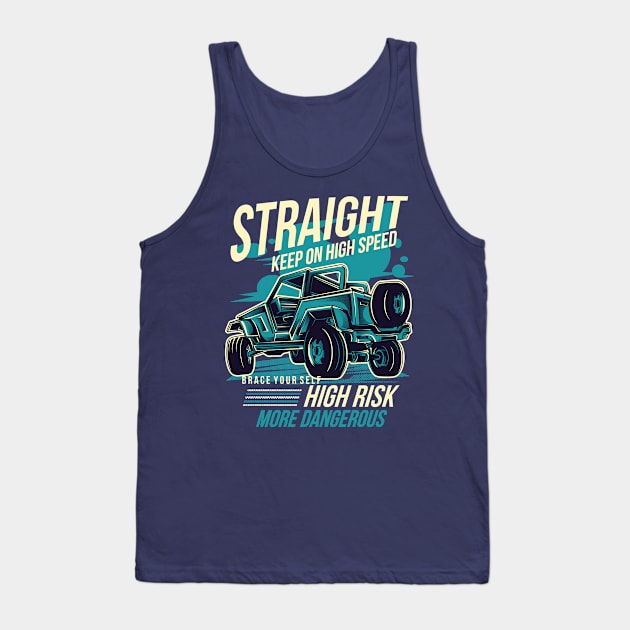 Keep on high speed Tank Top by Stellart